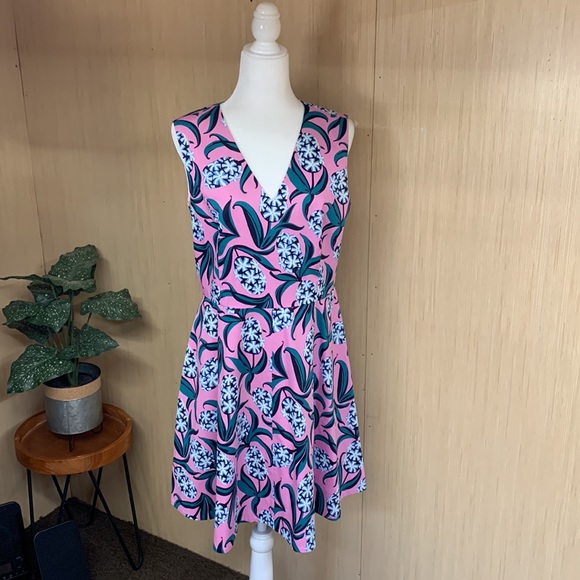 Draper James Pink and Blue Floral Dress - Picture 3 of 8